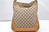 Authentic GUCCI Bamboo 2Way Shoulder Bag GG Canvas Leather 0014058 Brown 5146K
