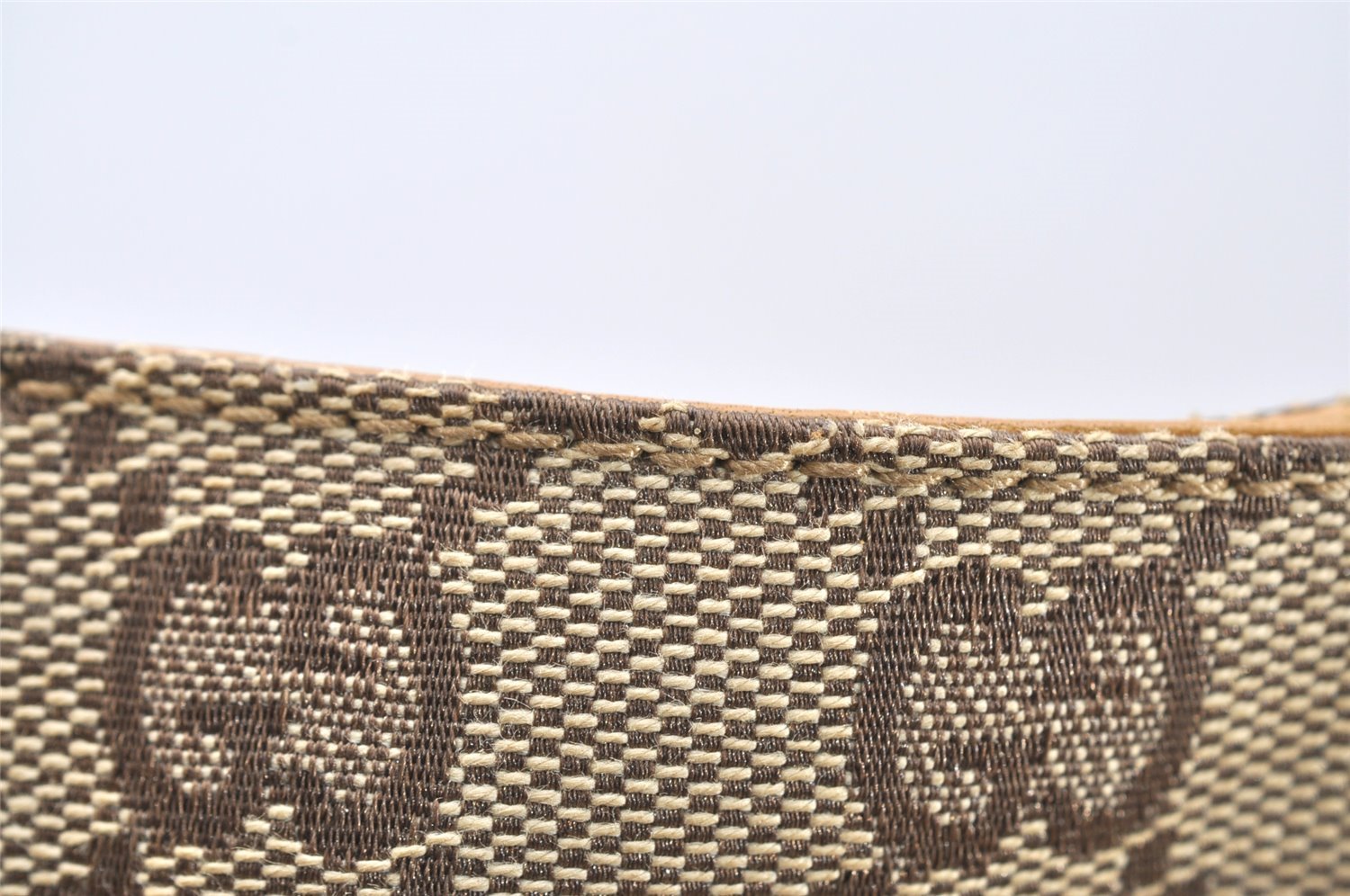 Authentic GUCCI Bamboo 2Way Shoulder Bag GG Canvas Leather 0014058 Brown 5146K