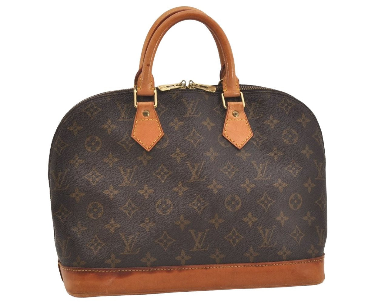 Authentic Louis Vuitton Monogram Alma Hand Bag Purse M51130 LV 5148J