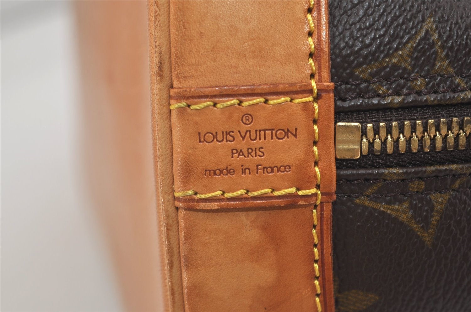 Authentic Louis Vuitton Monogram Alma Hand Bag Purse M51130 LV 5148J