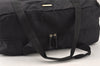 Authentic GUCCI Vintage Travel Boston Bag Nylon Enamel 0120389 Black 5148K