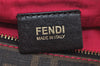 Authentic FENDI Vintage Zucca Shoulder Tote Bag PVC Brown 5149J