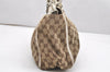 Authentic GUCCI Abbey Shoulder Tote Bag GG Canvas Leather 189831 Brown 5150K