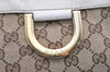 Authentic GUCCI Abbey Shoulder Tote Bag GG Canvas Leather 189831 Brown 5150K