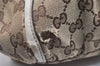 Authentic GUCCI Abbey Shoulder Tote Bag GG Canvas Leather 189831 Brown 5150K