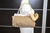 Authentic GUCCI Abbey Shoulder Tote Bag GG Canvas Leather 189831 Brown 5150K