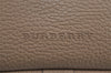 Authentic BURBERRY Vintage Leather Shoulder Cross Body Bag Purse Beige 5151J