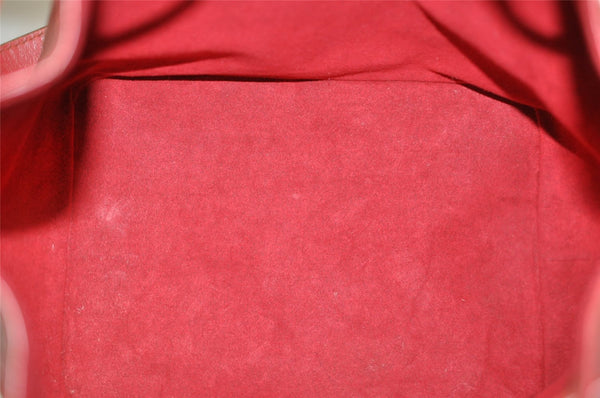 Authentic Louis Vuitton Epi Petit Noe Shoulder Drawstring Bag M44107 Red 5152I