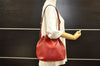 Authentic Louis Vuitton Epi Petit Noe Shoulder Drawstring Bag M44107 Red 5152I