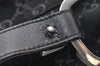 Authentic GUCCI Vintage Shoulder Tote Bag GG Suede Leather 0013748 Black 5152K