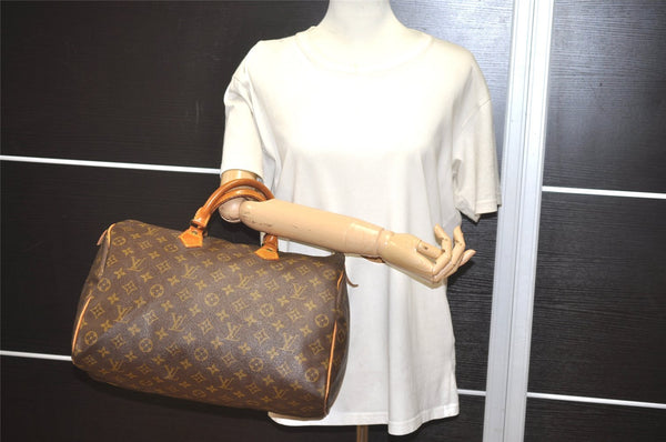 Authentic Louis Vuitton Monogram Speedy 35 Hand Boston Bag Old Model LV 5153I