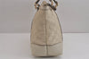 Authentic GUCCI Lovely Heart Guccissima GG Leather Tote Bag 257069 White 5153J