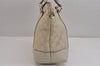 Authentic GUCCI Lovely Heart Guccissima GG Leather Tote Bag 257069 White 5153J