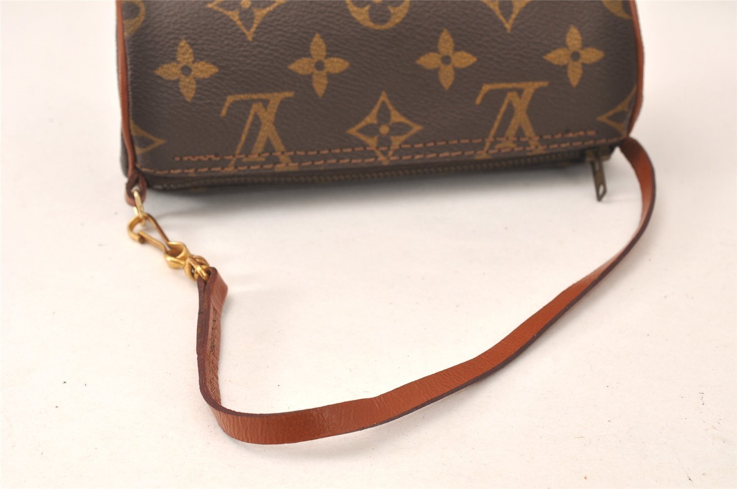 Authentic Louis Vuitton Monogram Papillon Pouch Old Model LV 5153K
