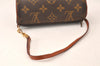 Authentic Louis Vuitton Monogram Papillon Pouch Old Model LV 5153K