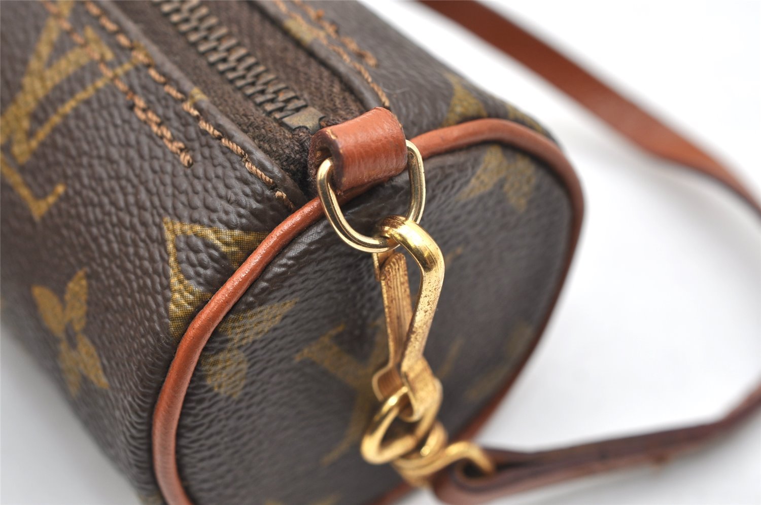 Authentic Louis Vuitton Monogram Papillon Pouch Old Model LV 5153K