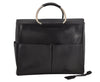 Authentic GUCCI Vintage Shoulder Hand Bag Leather Black Junk 5154J