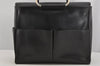 Authentic GUCCI Vintage Shoulder Hand Bag Leather Black Junk 5154J
