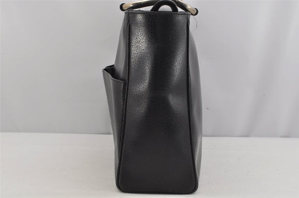 Authentic GUCCI Vintage Shoulder Hand Bag Leather Black Junk 5154J