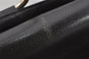 Authentic GUCCI Vintage Shoulder Hand Bag Leather Black Junk 5154J