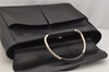 Authentic GUCCI Vintage Shoulder Hand Bag Leather Black Junk 5154J