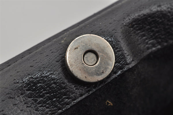 Authentic GUCCI Vintage Shoulder Hand Bag Leather Black Junk 5154J