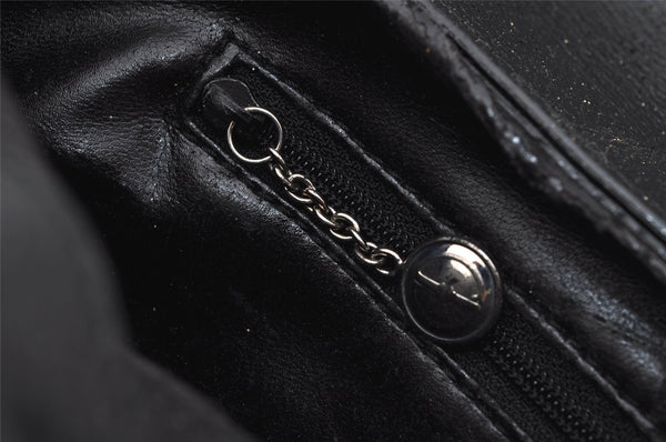 Authentic GUCCI Vintage Shoulder Hand Bag Leather Black Junk 5154J