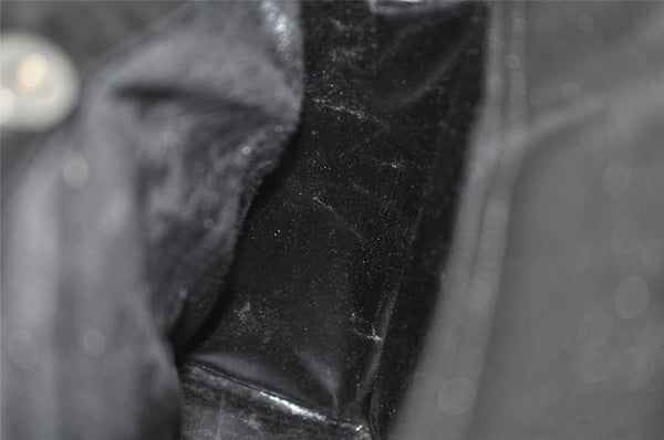 Authentic GUCCI Vintage Shoulder Hand Bag Leather Black Junk 5154J