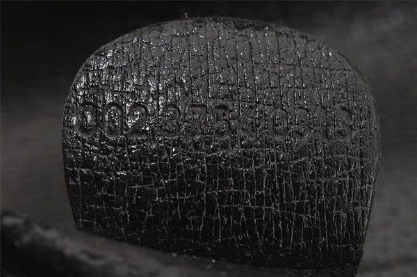 Authentic GUCCI Vintage Shoulder Hand Bag Leather Black Junk 5154J