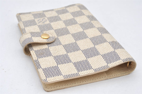 Authentic Louis Vuitton Damier Azur Agenda PM Notebook Cover R20706 LV 5154K