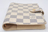 Authentic Louis Vuitton Damier Azur Agenda PM Notebook Cover R20706 LV 5154K