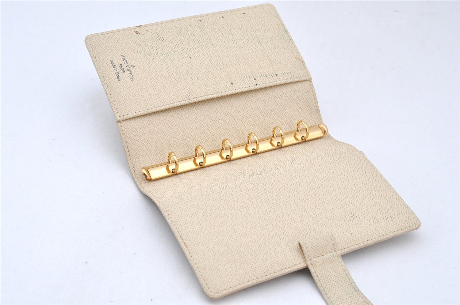 Authentic Louis Vuitton Damier Azur Agenda PM Notebook Cover R20706 LV 5154K