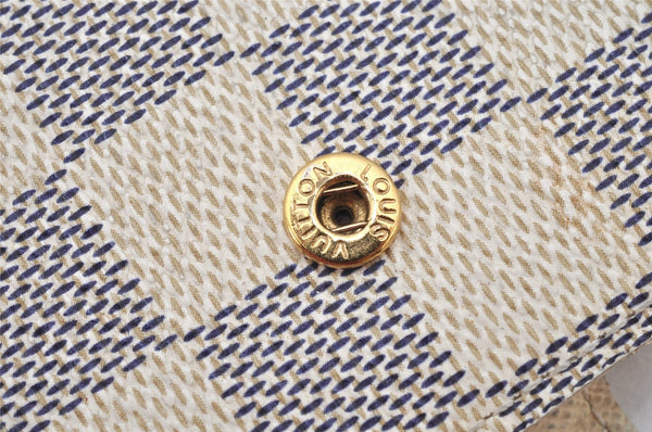 Authentic Louis Vuitton Damier Azur Agenda PM Notebook Cover R20706 LV 5154K