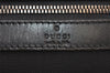 Authentic GUCCI Vintage Clutch Hand Bag Purse Nylon Leather 73956 Black 5155K