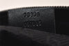 Authentic GUCCI Vintage Clutch Hand Bag Purse Nylon Leather 73956 Black 5155K