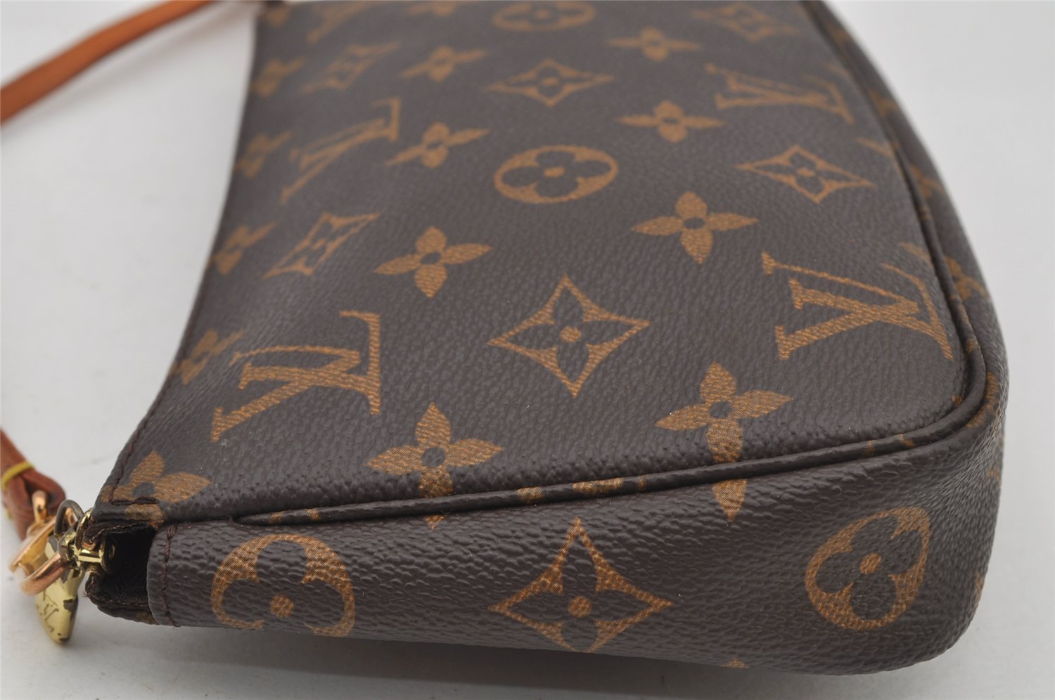 Authentic Louis Vuitton Monogram Pochette Accessoires Pouch M51980 LV 5156J