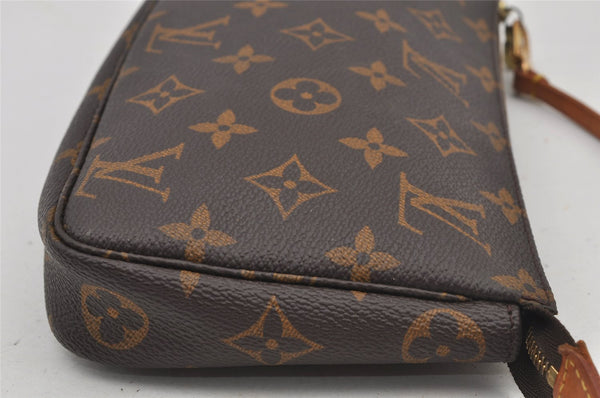 Authentic Louis Vuitton Monogram Pochette Accessoires Pouch M51980 LV 5156J