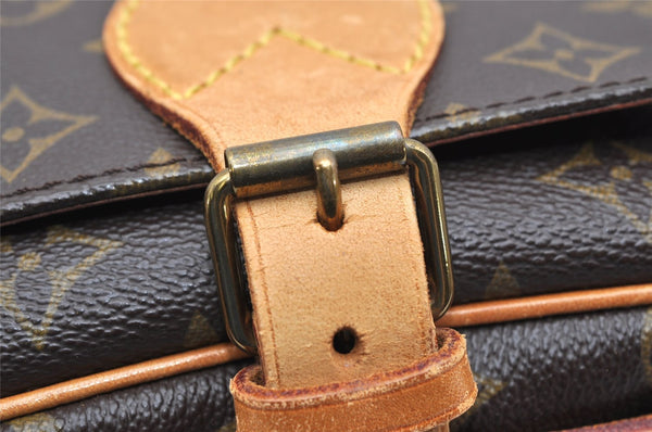 Authentic Louis Vuitton Monogram Cartouchiere GM M51252 Shoulder Cross Bag 5156K