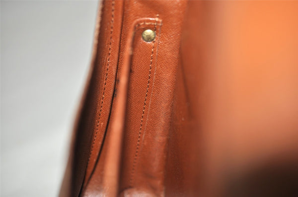 Authentic Louis Vuitton Monogram Cartouchiere GM M51252 Shoulder Cross Bag 5156K