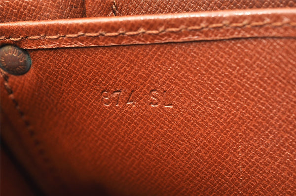 Authentic Louis Vuitton Monogram Cartouchiere GM M51252 Shoulder Cross Bag 5156K