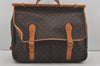 Auth Louis Vuitton Monogram Sac Chasse 2Way Shoulder Boston Bag M41140 LV 5158I