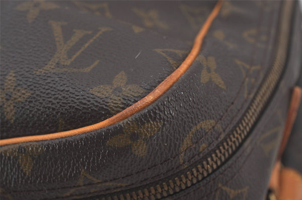 Auth Louis Vuitton Monogram Sac Chasse 2Way Shoulder Boston Bag M41140 LV 5158I