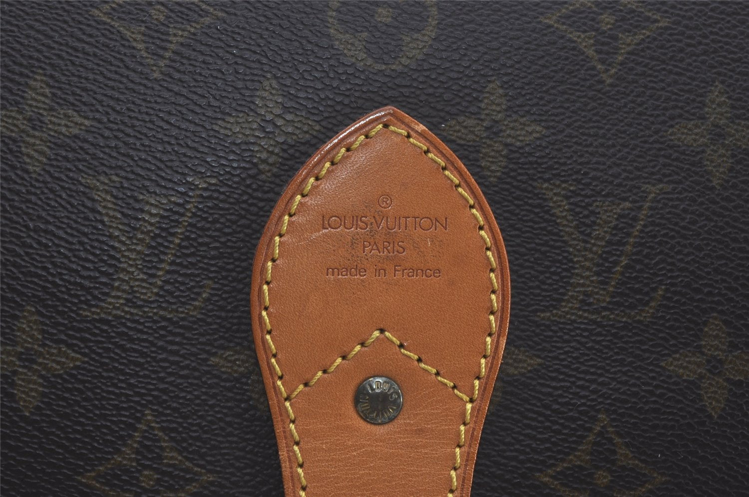 Auth Louis Vuitton Monogram Sac Chasse 2Way Shoulder Boston Bag M41140 LV 5158I