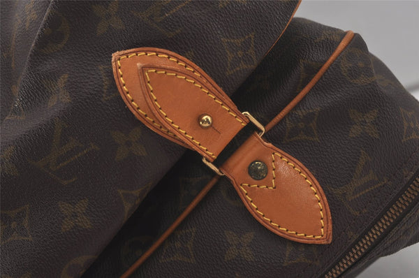 Auth Louis Vuitton Monogram Sac Chasse 2Way Shoulder Boston Bag M41140 LV 5158I