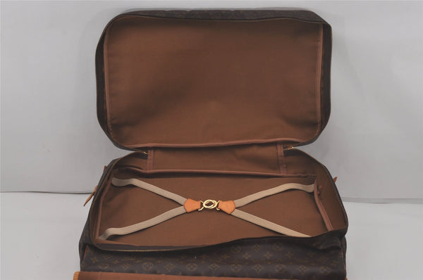 Auth Louis Vuitton Monogram Sac Chasse 2Way Shoulder Boston Bag M41140 LV 5158I