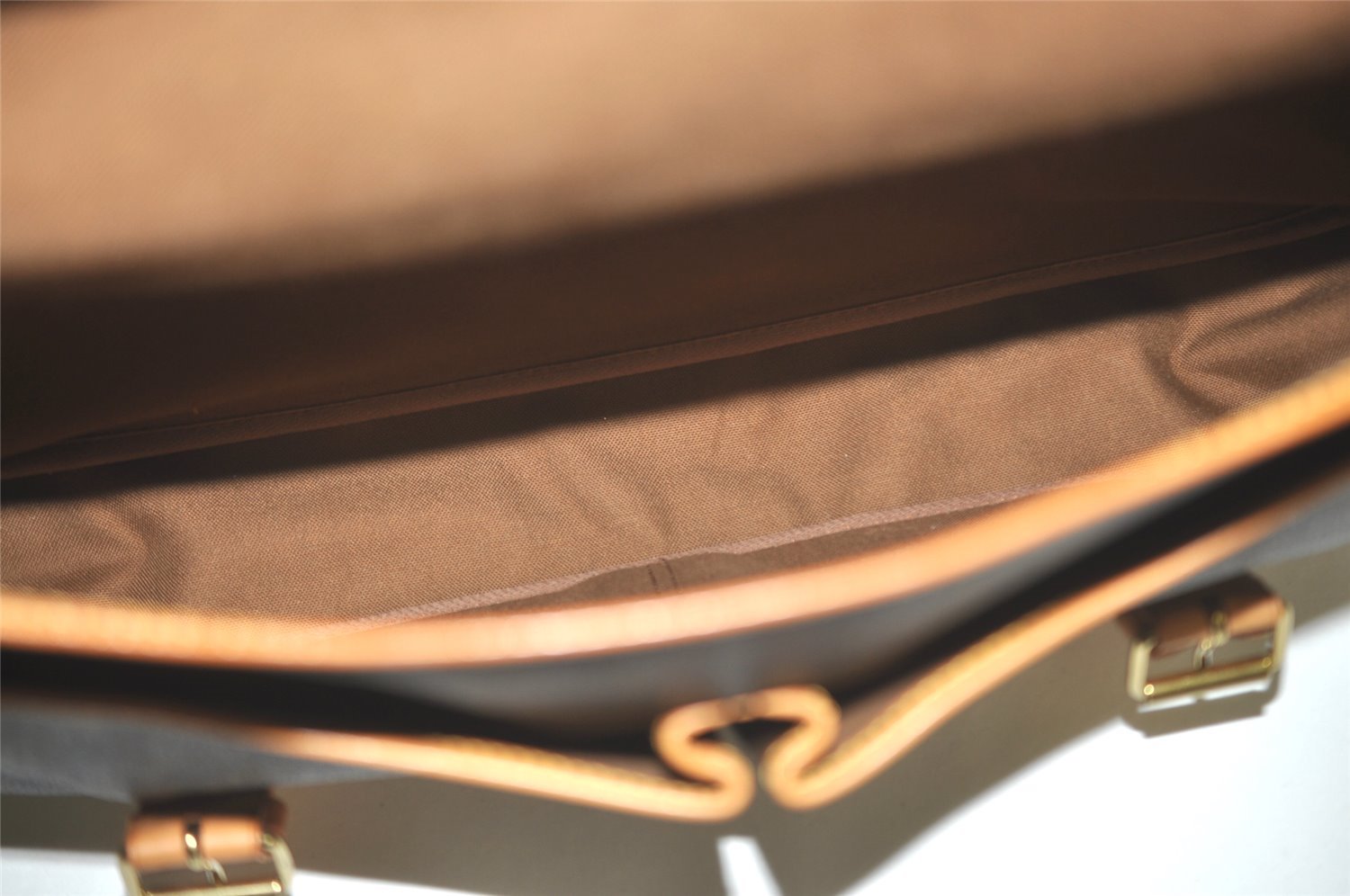 Auth Louis Vuitton Monogram Sac Chasse 2Way Shoulder Boston Bag M41140 LV 5158I