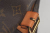 Auth Louis Vuitton Monogram Sac Chasse 2Way Shoulder Boston Bag M41140 LV 5158I