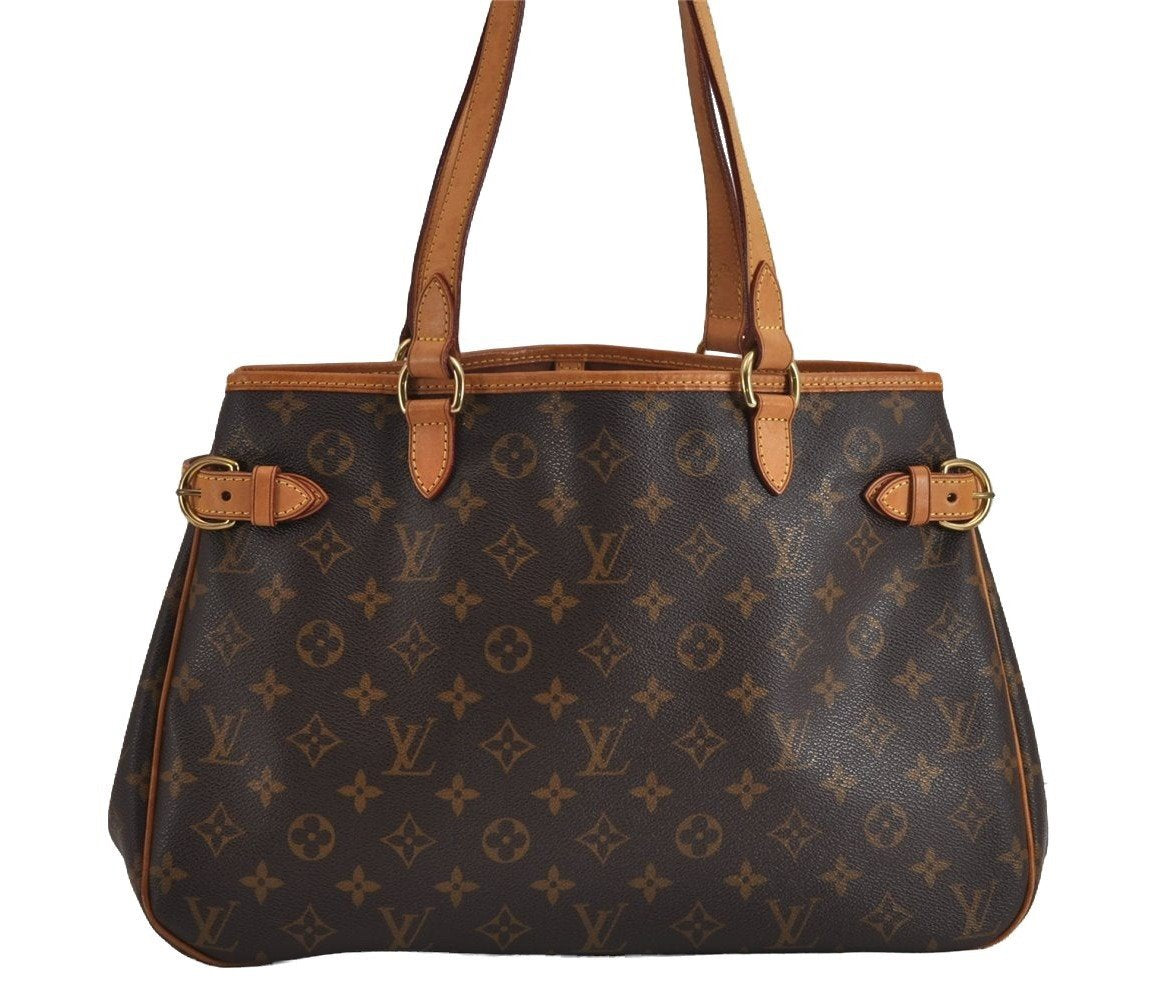 Authentic Louis Vuitton Monogram Batignolles Horizontal Tote Bag M51154 LV 5158J
