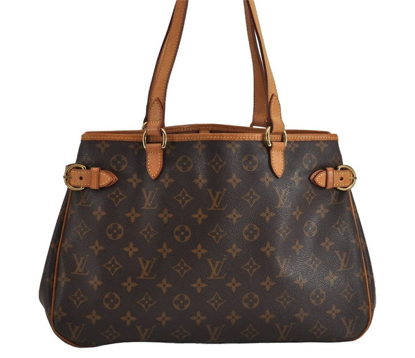 Authentic Louis Vuitton Monogram Batignolles Horizontal Tote Bag M51154 LV 5158J