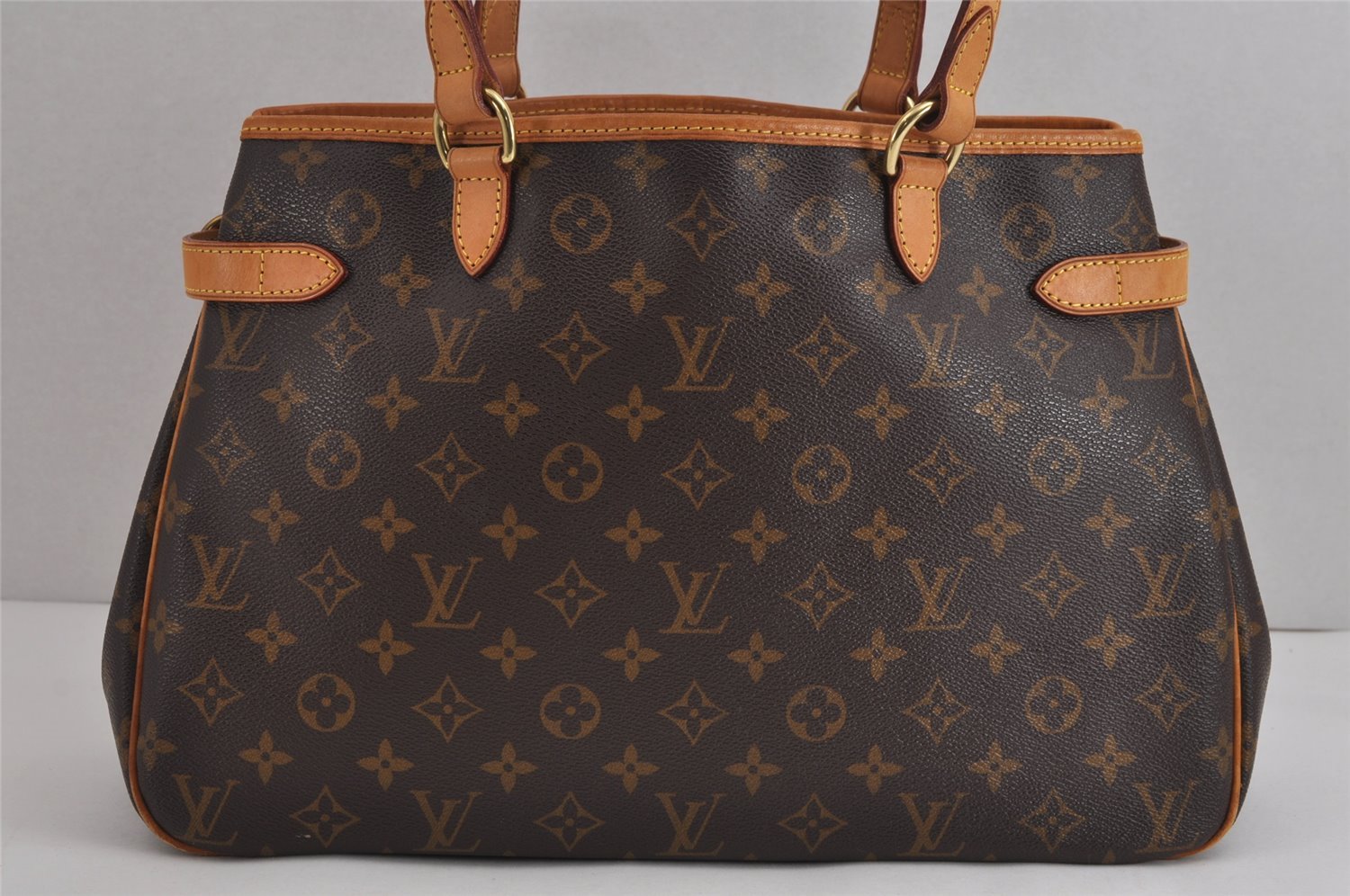 Authentic Louis Vuitton Monogram Batignolles Horizontal Tote Bag M51154 LV 5158J